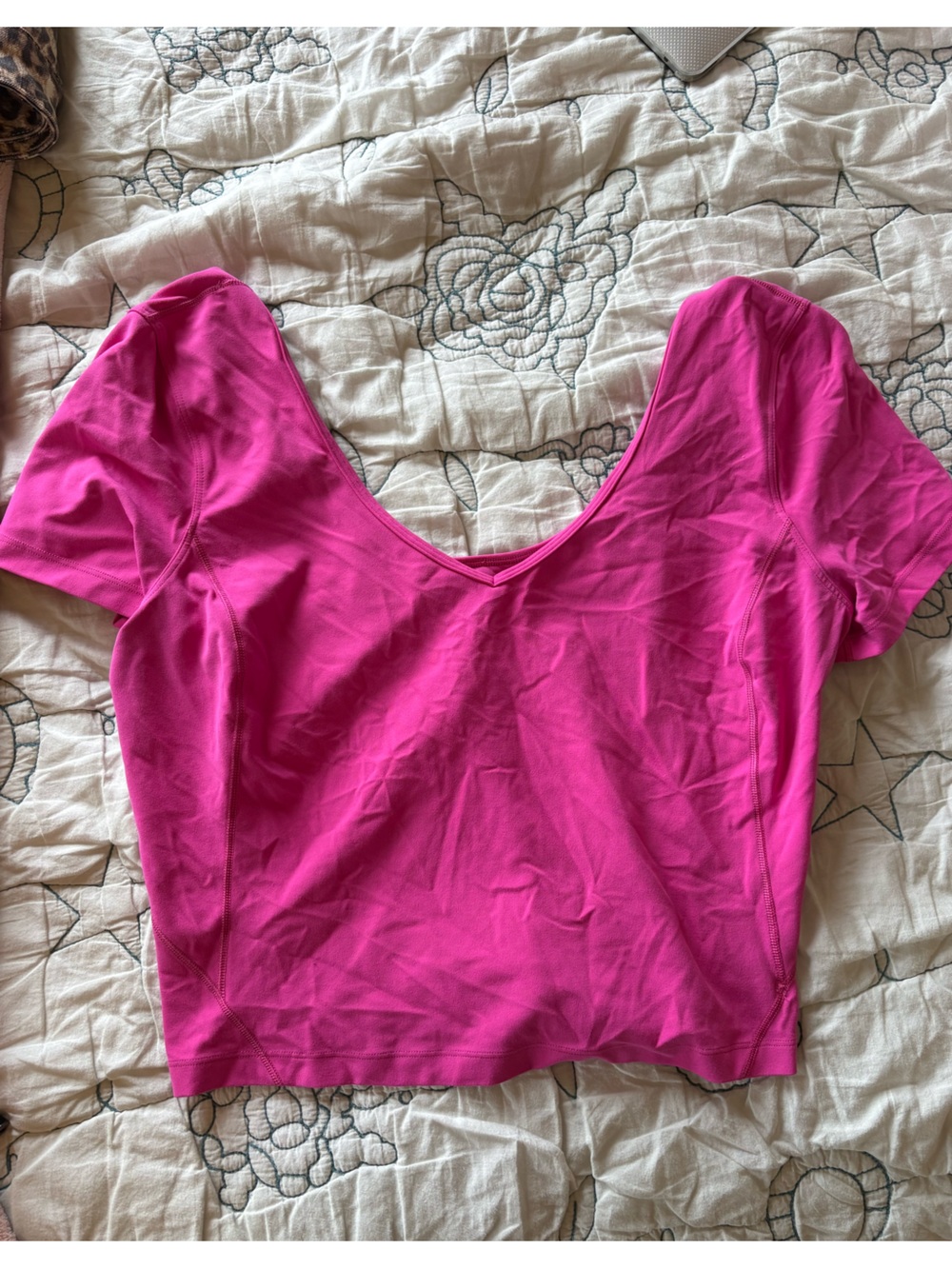 lululemon athletica Women's Crop Align Top - Sonic Pink!